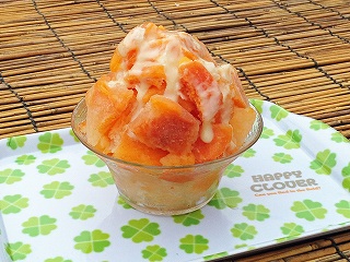 柿のカキ氷